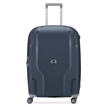 Recycled Delsey Clavel  70Cm Hardcase 4 Double Wheel Expandable Check-In Luggage Trolley Blue Jean