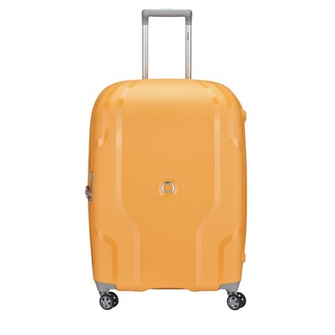 Recycled Delsey Clavel  70Cm Hardcase 4 Double Wheel Expandable Check-In Luggage Trolley Yellow