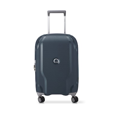 Recycled Delsey Clavel  83Cm Hardcase 4 Double Wheel Expandable Check-In Luggage Trolley  Blue Jean