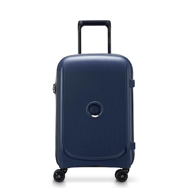 Belmont Plus Non Expandable  55Cm  Cabin Luggage 4Double Wheel Trolley Blue