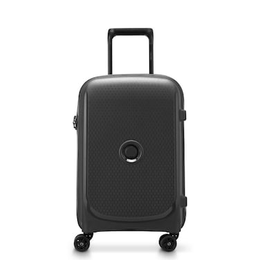 Belmont Plus Non Expandable  55Cm  Cabin Luggage 4Double Wheel Trolley Black