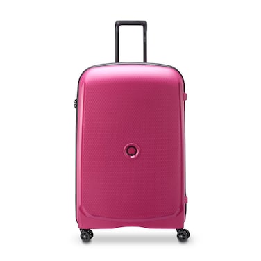Belmont Plus 83cm Hardcase 4 Double Wheel Check-In Luggage Trolley Raspberry