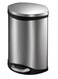 SHELL SERIES   Brushed Stainless Steel Finish   Soft-Closing   Fingerprint-Resistant   Step Trash &amp; Garbage Bin   Suitable For Homes, Bathrooms, Kitchens, Offices, &amp; More   6 Liters