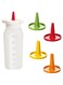 Tescoma Condiment Dispenser, 4 Nozzles, 250 ML Presto, Assorted, 500 ML