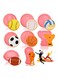 Sport-Themed Cookie Stamps Set - 8 Pieces 3D Football, Volleyball, Soccer, Basketball, and Flower Shape Biscuit Cutters for DIY Cookies and Cake Decorating Supplies. Perfect for Baking Fun!