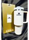 40oz Tumbler Stainless Steel Travel Mug with Reusable Straw   BPA-Free, Eco-Conscious &amp; Dishwasher Safe   Leak-Resistant FlowState Lid   Double Wall Insulation Keeps Beverages Hot for 16H &amp; Cold for 24H   Slim Base Fits Car Cup Holders   Ergonomic Handle for Commute, Office, Travel &amp; Outdoor Adventures