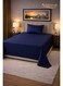 2&acirc;&euro;&lsquo;Piece Striped Microfiber Flat Bed Sheet Set Single 160x220cm &acirc;&euro;&ldquo; Soft Breathable Flat Sheet with 1 Pillowcase 50x70cm, Royal Blue Microfiber Royal Blue 160x220cm