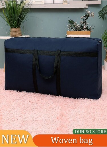 Extra Large Storage Bag for Moving - Heavy Duty Oxford Water-Resistant Storage Bag Organizer with Reinforced Handles &amp; Zippers for Travelling/Camping