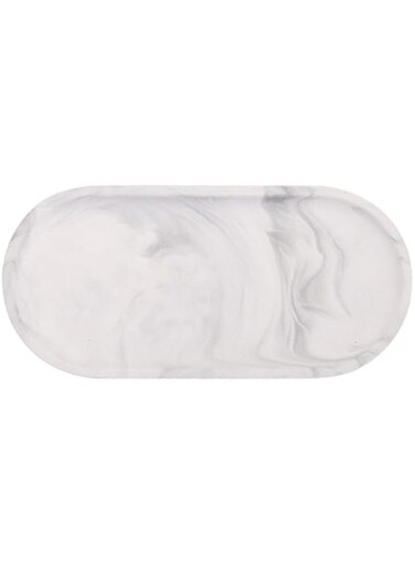 CHOOLD Chic Ceramic Marble Oval Dessert Plate Cake Plate Jewelry Dish Ring Dish Cosmetics Organizer Fruit Dish Home Decor Wedding Gift