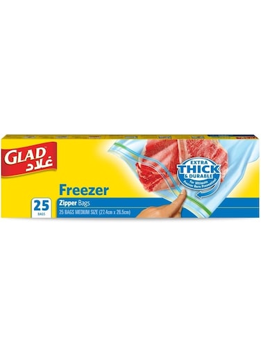 Zipper Freezer Bags Size 27.4cm x 26.5cm 25pcs