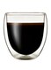 Resistant Double Layers Tea Cup Transparent 8.2x5.5x8.8cm