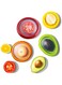 Silicone Fruit Storage Containers Box,Reusable Fruit Vegetable Storage Containers for Fridge,Avocado Saver Onion Storage to Keep Fresh,Tomato Holder Ideal for Garlic, Onions, Lemons, Potatoes (A)