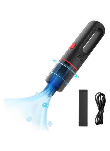 Mini Protable Car Cordless Vacuum, 10000Pa Hand held vacuuming, Handheld Vacuum for Quick Cleaning, Dust Buster Cordless Rechargeable, for Car, Home, and Office