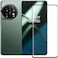 one plus 11 Screen Protector, Tempered Glass [Full Adhesive][Full Coverage] [Bubble-Free] [Anti Scratch] HD Clear High Responsive Screen Protector for one plus 11 5G (Full Glue 5D Black)