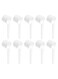 White Plastic Measuring Spoons Food Grade Scoops for Liquid Seasoning Baking Powder Spices Reusable Kitchen Tools,5g