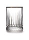 6-Piece Elysia Golden Touch Shot Tumbler Set 110 ml Clear/Gold