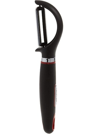 Stainless Steel Peeler With TPR Handle 19.5 X 4.5 CM, Black