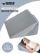 Premium Adjustable Memory Foam Wedge Pillow with Breathable Cover, 7 Incline Positions for Acid Reflux, GERD, Heartburn, Back &amp; Knee Pain Relief, and Post-Surgical Recovery, Grey