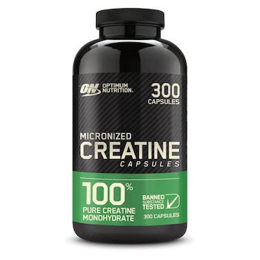 Optimum NutritionMicronized Creatine Monohydrate Capsules Keto Friendly 2500mg 300 Capsules Packaging May Vary