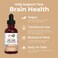MaryRuth Organics Lions Mane Mushroom Supplement Upto 2 Month Supply Nootropic USDA Organic Lions Mane Extract Nervine Herbal Liquid Drops Brain Health NonGMO Vegan Alcohol Free Tincture 1 Fl Oz