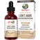 MaryRuth Organics Lions Mane Mushroom Supplement Upto 2 Month Supply Nootropic USDA Organic Lions Mane Extract Nervine Herbal Liquid Drops Brain Health NonGMO Vegan Alcohol Free Tincture 1 Fl Oz