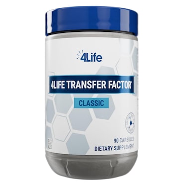 4Life Transfer Factor Classic  Immune Support Supplement with Cow Colostrum for Enhanced Immune System Recognition Response and Memory  for Ages 2 and Up  90 Veggie Capsules