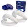 ZQuiet AntiSnoring Mouthpiece Starter Pack with 2 Sizes Living Hinge  Open Front Design for Comfort  Easy Breathing Clear