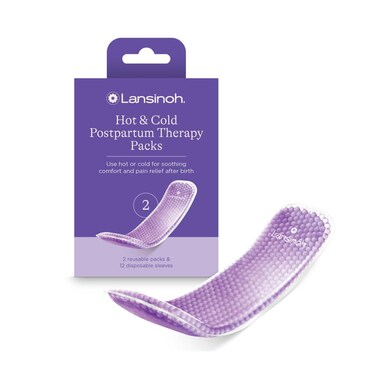 LansinohHot and Cold Pads for Postpartum Essentials 2 Count Postpartum Pads