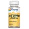 SOLARAYZinc Copper Amino Acid Chelate Immune Support Supplement wChelated Zinc 50mg Bone Skin Heart Health and Thyroid Support with Iodine from Kelp 100 Serv 100 VegCaps