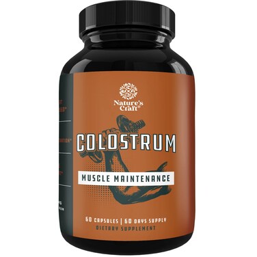Bovine Colostrum Capsules with Immunoglobulin G  Colostrum Supplement and Muscle Builder for Gut Health Joint Support Immune Health Bone Strength and Brain Support Probiotic Supplement