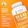 Dr Berg Vitamin D3 K2 wMCT Powder Includes 10000 IU of Vitamin D3 100 mcg MK7 Vitamin K2 Purified Bile Salts Zinc Magnesium for Ultimate Absorption K2 D3 Vitamin Supplement 120 Capsule