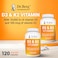 Dr Berg Vitamin D3 K2 wMCT Powder Includes 10000 IU of Vitamin D3 100 mcg MK7 Vitamin K2 Purified Bile Salts Zinc Magnesium for Ultimate Absorption K2 D3 Vitamin Supplement 120 Capsule