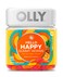 OLLY Hello Happy Gummy Worms Mood Balance Support Vitamin D Saffron Adult Chewable Supplement Tropical Zing  60 Count