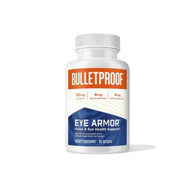 BulletproofEye Armor Supplement Softgels 60 Count Supplement for Eye Health and Blue Light Protection