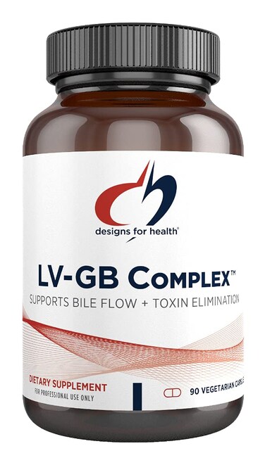 Designs for Health LVGB Complex  Liver Detox Supplements for Gallbladder Support with Milk Thistle Artichoke Vitamins  Ox Bile  Supports Bile Flow  Toxin Elimination 90 Capsules