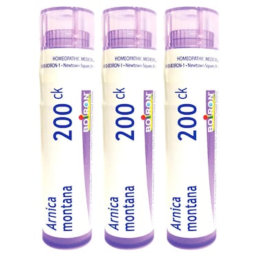 Boiron Arnica Montana 200ck Homeopathic Medicine for Muscle Pain and Stiffness  3 Count Pack of 1 240 Pellets