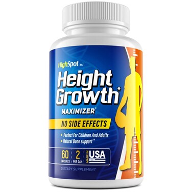 Height Growth  Height Growth Maximizer  Calcium Vitamin D3 B1 B2  Grow Taller Supplement  Bone Growth Supplement  Made in USA White