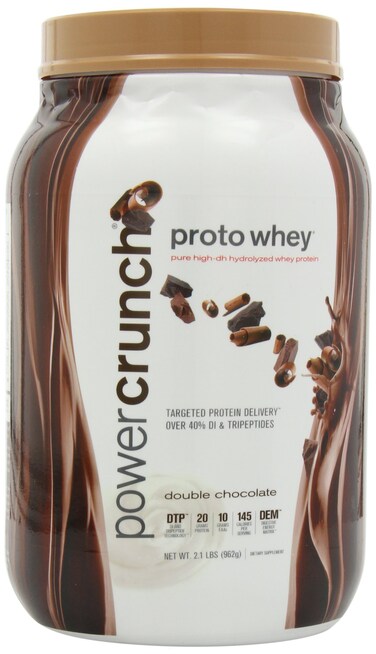 Power CrunchWhey Protein Powder With Amino Acids Protein Shakes with Delicious Taste Double Chocolate 21 LB