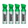 Boost OxygenCanned Oxygen for Breathing for Home Use Exercise or Altitude Sickness Includes Sealed Cap and Mask 5Liter Canister Natural 4 Pack