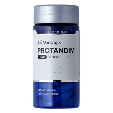 LifeVantageProtandim NAD Synergizer 60 Capsules NAD Supplement Supports a Healthy Vascular System Energy Supplements and Focus Vitamins NAD Supplements for Cellular Waste and Overall Health