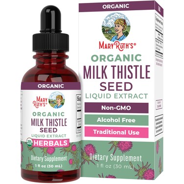 Mary Ruths Organic Milk Thistle Seed Liquid Extract 1 FZ