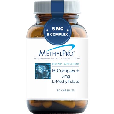MethylProB Complex  L Methylfolate 5mg  Professional Strength Vitamin B Complex  LMethylfolate Supplement for Energy Mood  Immune Support  Vitamin B Complex Supplement 90 Capsules