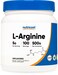 NutricostLArginine Powder 500 Grams 11lbs  Pure LArginine Powder  5000mg Per Serving 100 Servings