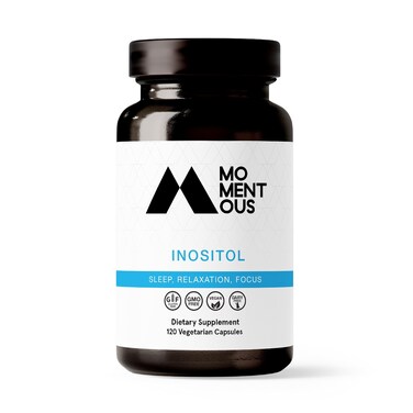 MomentousInositol Supplement  MyoInositol for Mood Balance Cognitive Function  Rest Quality Support  Vegan GMOFree GlutenFree 60 Servings