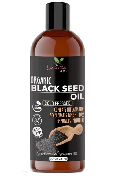 Black Seed Oil for Skin  Hair  Reduces Wrinkles Scars  Dandruff  Gives Longer Thicker Hair  Nails  Hydrating Raw  Cold Pressed  845 Fl Oz250ml