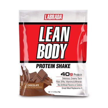Labrada Lean Body MRP AllInOne Chocolate Meal Replacement Shake 40g Protein Whey Blend 8g Healthy EFAs Fats  Fiber 22 Vitamins and Minerals  No artificial color Gluten Free 80 MRP Packets