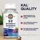 KAL Vitamin B12 Methylcobalamin and Adenosylcobalamin 2000 mcg ActivMelt B12 Energy Supplements Metabolism Nerve Red Blood Cell Support High Absorption Natural Berry 60 Serv 60 Micro Tablets