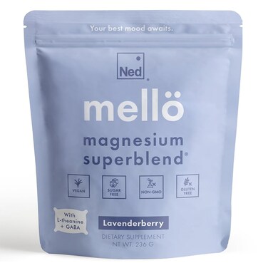 NedMell Magnesium Superblend  Magnesium Powder Supplement Drink Mix with All Natural Magnesium Glycinate and L Theanine 30 Servings  Supports Cognitive Function Sleep Calm Magnesium Powder