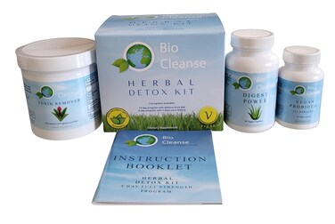 Detox Kit Includes Probiotic Formula Digest Power and Bentonite Psyllium Colon Care Healthy Elimination and Gut Health