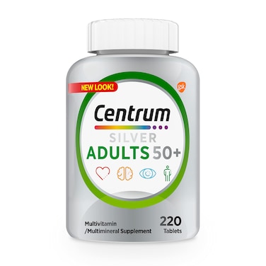 CentrumSilver Multivitamin for Adults 50 Gluten Free NonGMO Supports Memory and Cognition